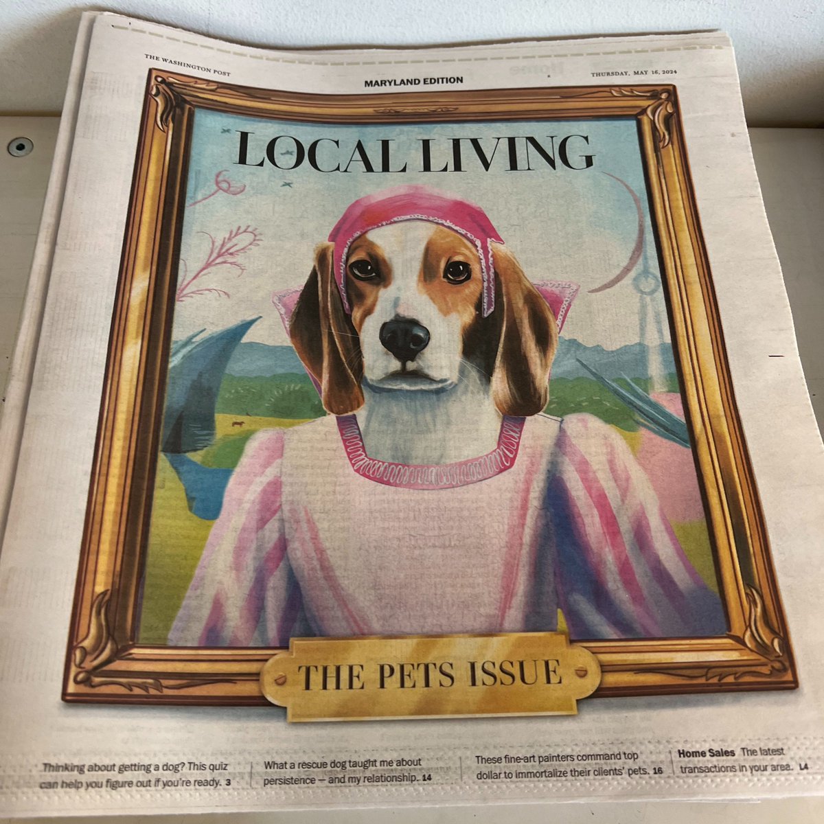 Rachel Kurzius (@curious_kurz) on Twitter photo Today is a momentous day: the publication of Local Living's special issue all about pets.
It is GORGEOUS - the design team knocked it out of the park. Every story is a treat. Shout out to our fearless leader <a href="/jennyrogersDC/">Jenny Rogers</a>. Let's run through the stories: Today is a momentous day: the publication of Local Living's special issue all about pets.
It is GORGEOUS - the design team knocked it out of the park. Every story is a treat. Shout out to our fearless leader <a href="/jennyrogersDC/">Jenny Rogers</a>. Let's run through the stories: