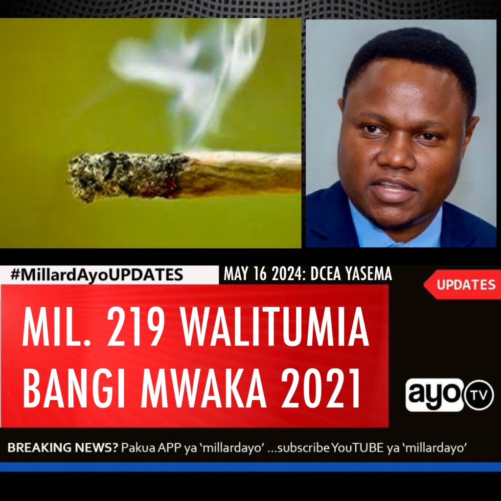 Taarifa ya haki ya dawa za kulevya Duniani ya mwaka 2023 imeonesha kuwa takribani Watu milioni 219 walitumia bangi mwaka 2021 sawa na 4% ya idadi ya Watu duniani ambapo idadi hiyo imeongezeka kwa 21% katika kipindi cha muongo mmoja uliopita. Taarifa hiyo ambayo imeandaliwa na