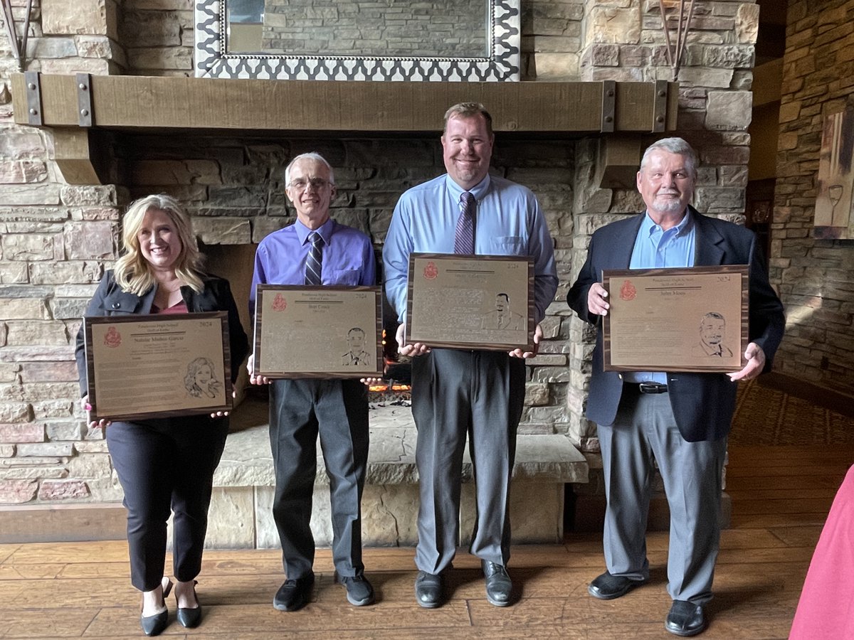 Ponderosa High's 17th annual Hall of Fame event recognized graduates, educators, and friends of Ponderosa who have contributed to PHS' culture, excellence, stature, traditions, and prestige. Congrats to Bret Crock, Jason McCarthy, John Moos, and Natalie Munoz-Garcia!