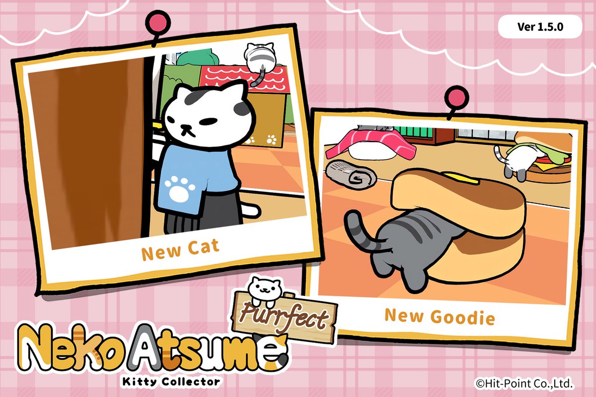 Expand your Neko Atsume collection! Update Neko Atsume Purrfect Kitty Collector to 1.5.0 for a new cat & goodie. Download here ➡️ metaque.st/44Ddojp Official site 🐱 metaque.st/44xVI95 #VR #MR #MetaQuest3 #NekoAtsumePurrfect