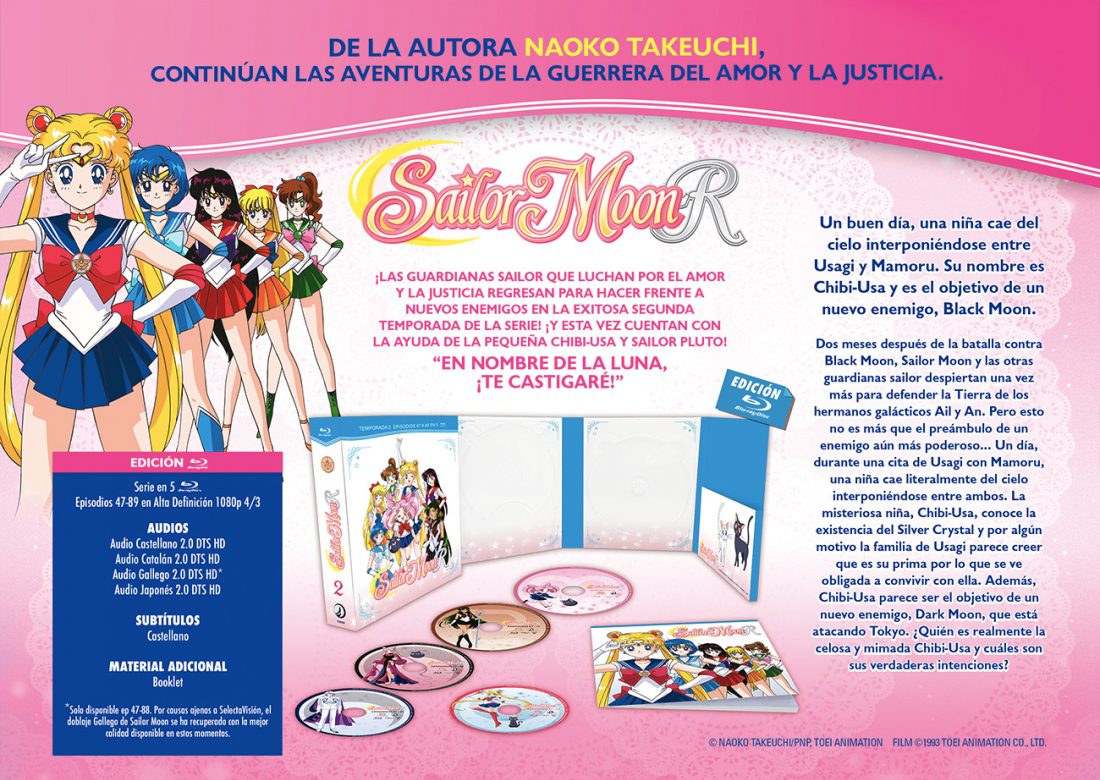 En nombre de la Luna, ¡te castigaré! Ya puedes reservar en GAME el Blu-ray con la Temporada 2 de Sailor Moon, que incluye los capítulos 47 a 89 ✨ ow.ly/TKYy50Rye1i