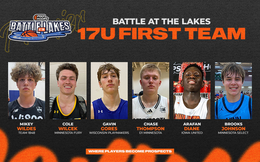'Battle at the Lakes: 17U First Team All Tournament' We give you our All Tournament first team from the Battle at the Lakes last weekend. @NorthstarHoops @PHCircuit prephoops.com/2024/05/battle…