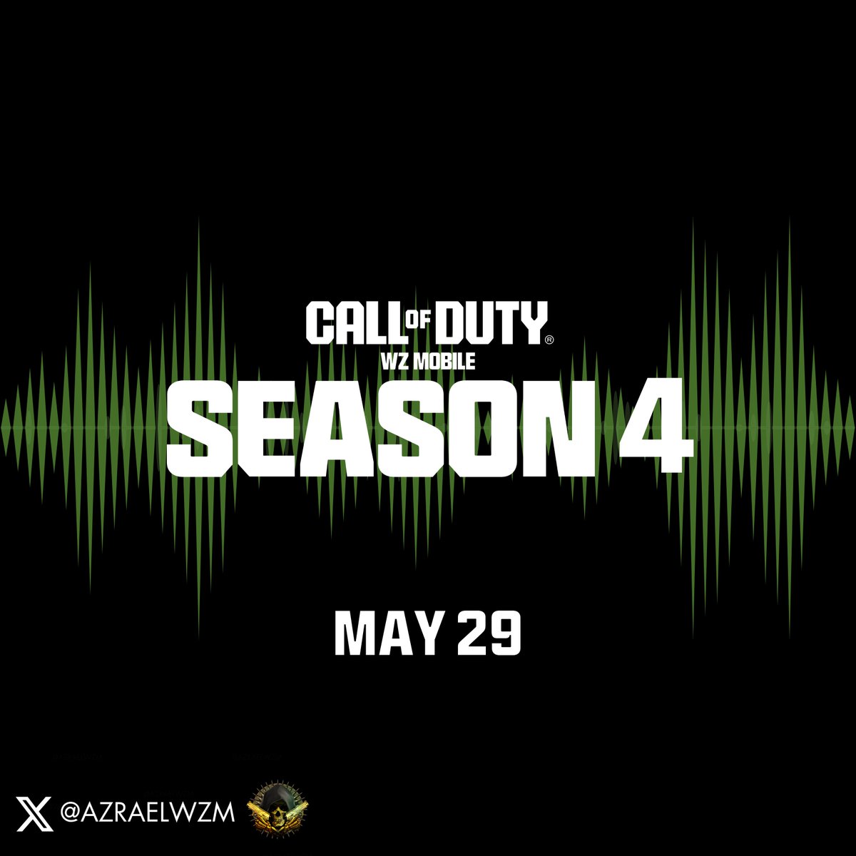 🚨 Season 4 Starts on May 29 in Warzone Mobile. 🪂🔥

#WarzoneMobile
