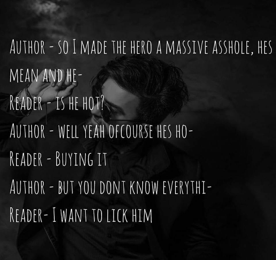 reader me in a nutshell, yup 😂