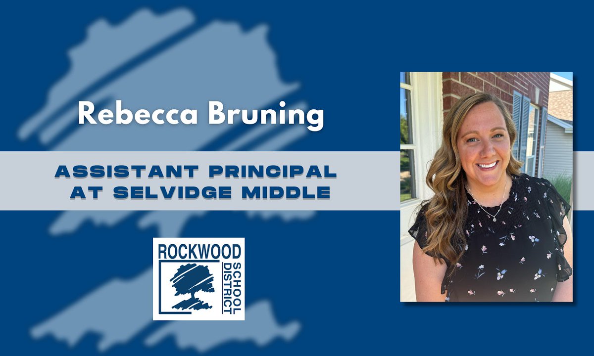 The Board approved Rebecca Bruning as a new Selvidge assistant principal, starting July 1. She is currently an assistant principal at Oakville High in Mehlville and was an Oakville English teacher prior. Congratulations, Becky! #WeAreRockwood

Learn more: rsdmo.org/news/article/~…