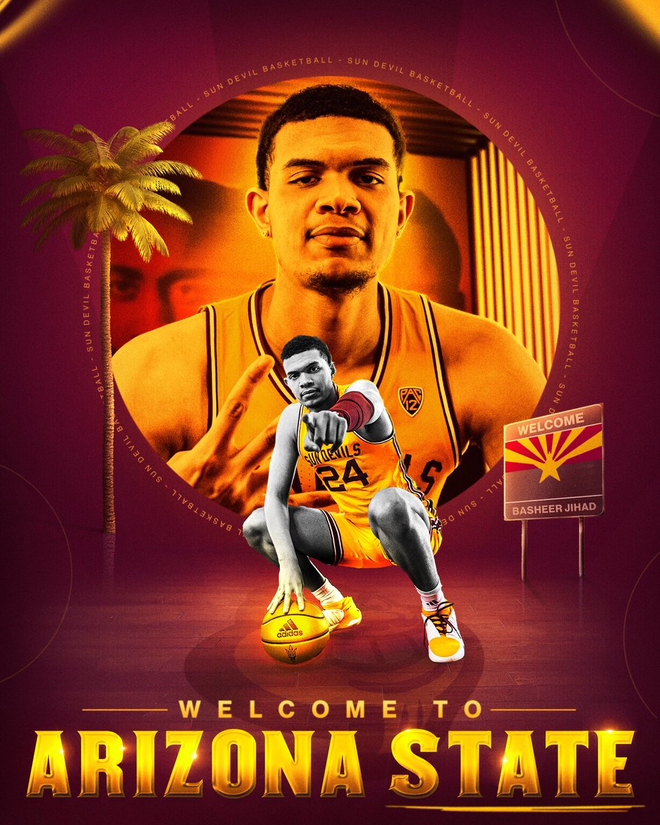 From Detroit to the Desert 🛞👉🌵 The Seasoned Vet! Bahseer Jihad is officially a Sun Devil 😈 @basheerjihad11 /// @TheSunDevils