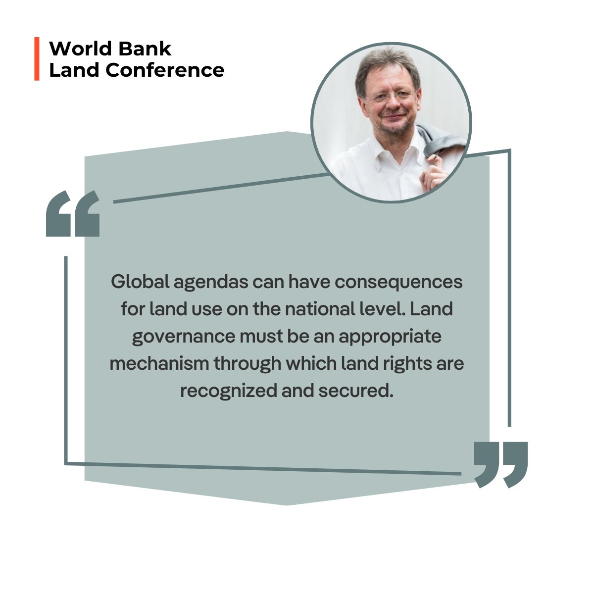 This topic is not only our focus on today's @WorldBank #LandConf2024 panel discussion but is also a core theme of our #LandGovernance programme. Read more about it in our #land tenure and #LDN country reports such as bit.ly/4bwDpDs @UNCCD @UNCCDcso @FAO @BMZ_Bund