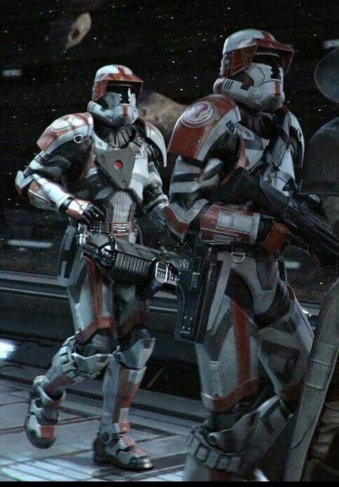 I know they're basically just wearing Clone armor but man the Old Republic Troopers look cool as hell