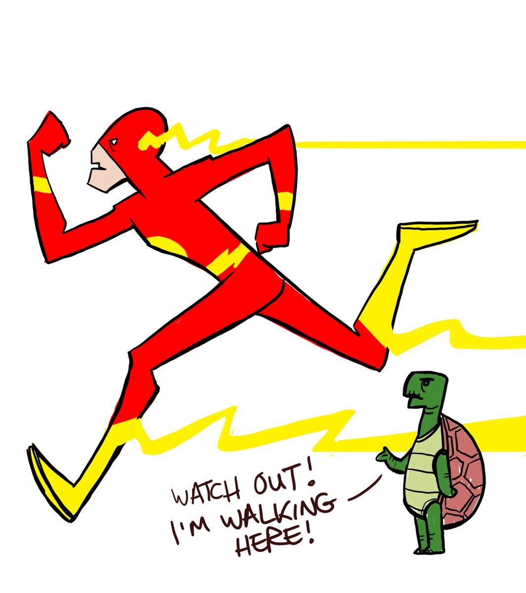 #GoshBFDD First prompt from The Silver Age: FLASH!