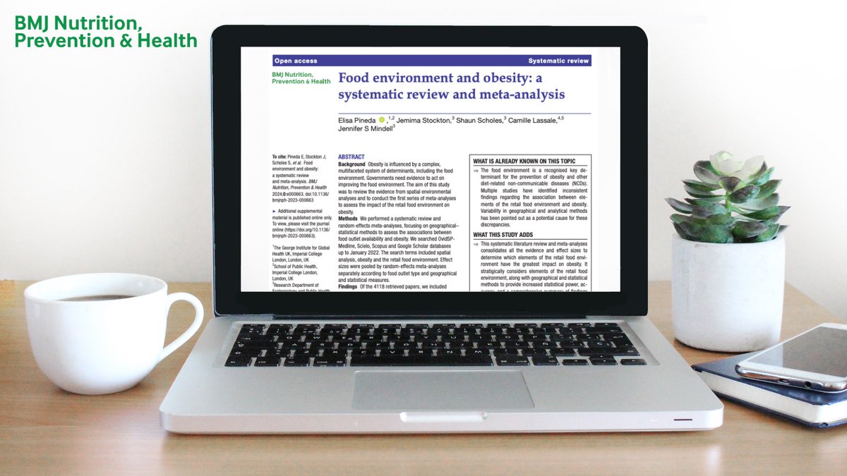 Latest research spotlights the vital role the food environment plays in obesity. We untangle the influence of food outlet proximity, density, and types on obesity outcomes. Key insights for designing effective health interventions! 🍏🥗🍟🍔  <a href="/elisap_ana/">Elisa Pineda</a>

bit.ly/4dscvyh