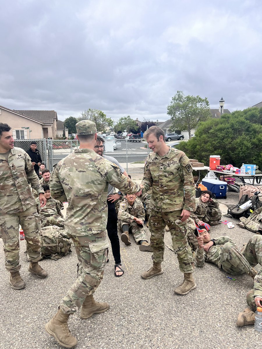 UCLA Army ROTC (@ucla_army_rotc) on Twitter photo Recently a few of our cadets earned their Norwegian Foot March Badges! Well done CDTs Wu, Munoz, Nixon, Volack and Ferrara. Additionally, CDT Van Ryan came in first, earning a coin from <a href="/calpolyrotc/">Cal Poly Army ROTC</a> PMS LTC Swiney.
#norweigianfootmarch #bruinbn #ucla #armyrotc #beallyoucanbe Recently a few of our cadets earned their Norwegian Foot March Badges! Well done CDTs Wu, Munoz, Nixon, Volack and Ferrara. Additionally, CDT Van Ryan came in first, earning a coin from <a href="/calpolyrotc/">Cal Poly Army ROTC</a> PMS LTC Swiney.
#norweigianfootmarch #bruinbn #ucla #armyrotc #beallyoucanbe