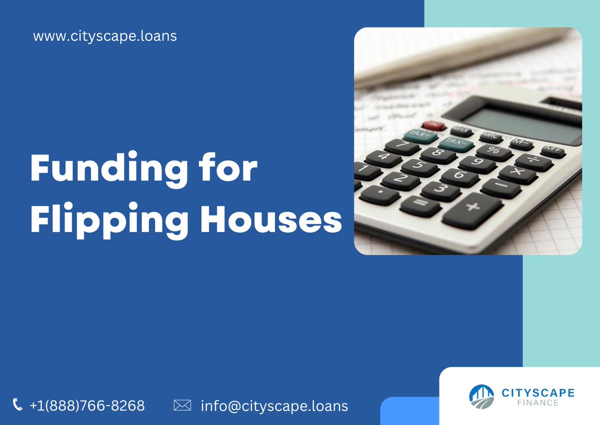 Funding for Flipping Houses.

Read The Blog : cityscape.loans/funding-for-fl… 

#privatelending #privatemoney #privatelenders #privatemortgage #hardmoney #hardmoneylenders #bridgelending #bridgeloans
#hardmoneyloans #privatemoneyloans Funding for Flipping Houses