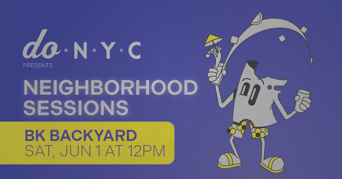 Get ready to level up your neighborhood hangout game with DoNYC’s Neighborhood Sessions! 🍻 RSVP now for a free beer, beats from DJ Rocco, catch the UEFA Champions League Finale, and exciting prizes at #bkbackyardbar on Saturday, 6/1! Who's in? 🫣 donyc.com/neighborhoodse…