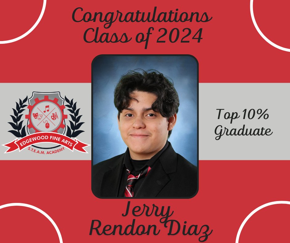 Congratulations to the Fine Arts Academy Class of 2024! Join EISD as we countdown to graduation and recognize the honors graduates in the top 10% of their class. Graduation information can be found here: eisd.net/graduation