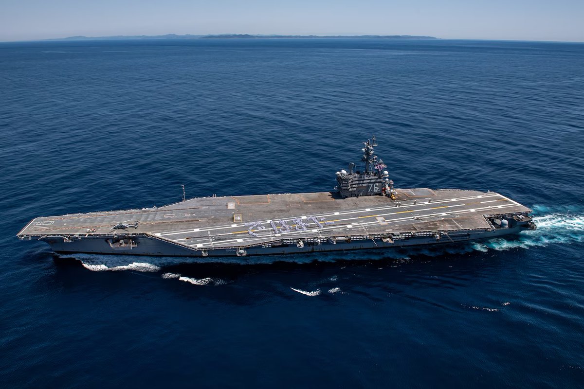 Carrier USS Ronald Reagan Leaves Japan for the Last Time – USNI News news.usni.org/2024/05/16/car…
