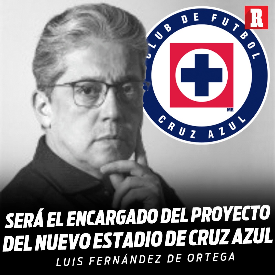 ¡YA HAY ARQUITECTO! 🏟️

Luis Fernández de Ortega será el encargado del proyecto del nuevo estadio de Cruz Azul, informan @ilianyAparicio y @Carlos_Ponz en Los Informantes. 

¡Se viene nuevo Estadio, cementeros! 💙❤️