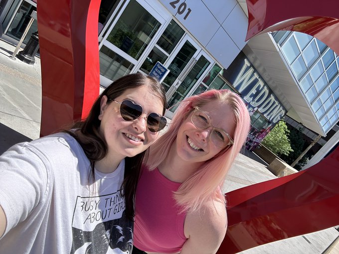 We&rsquo;re officially licensed to wed   😍🥰👰🏻&zwj;♀️👰🏼&zwj;♀️  @CassCummingsxxx https://t.co/edimdwp6bf<a class="tags" href="/tag/casscummingsxxx">@casscummingsxxx</a>