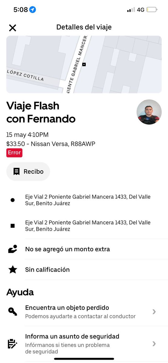 <a href="/Uber_MEX/">Uber Mexico</a> un conductor de su plataforma me robó una guitarra el día de ayer y siguen sin hacer nada. Su servicio a cliente es pésimo.
Dejo foto del ratero.