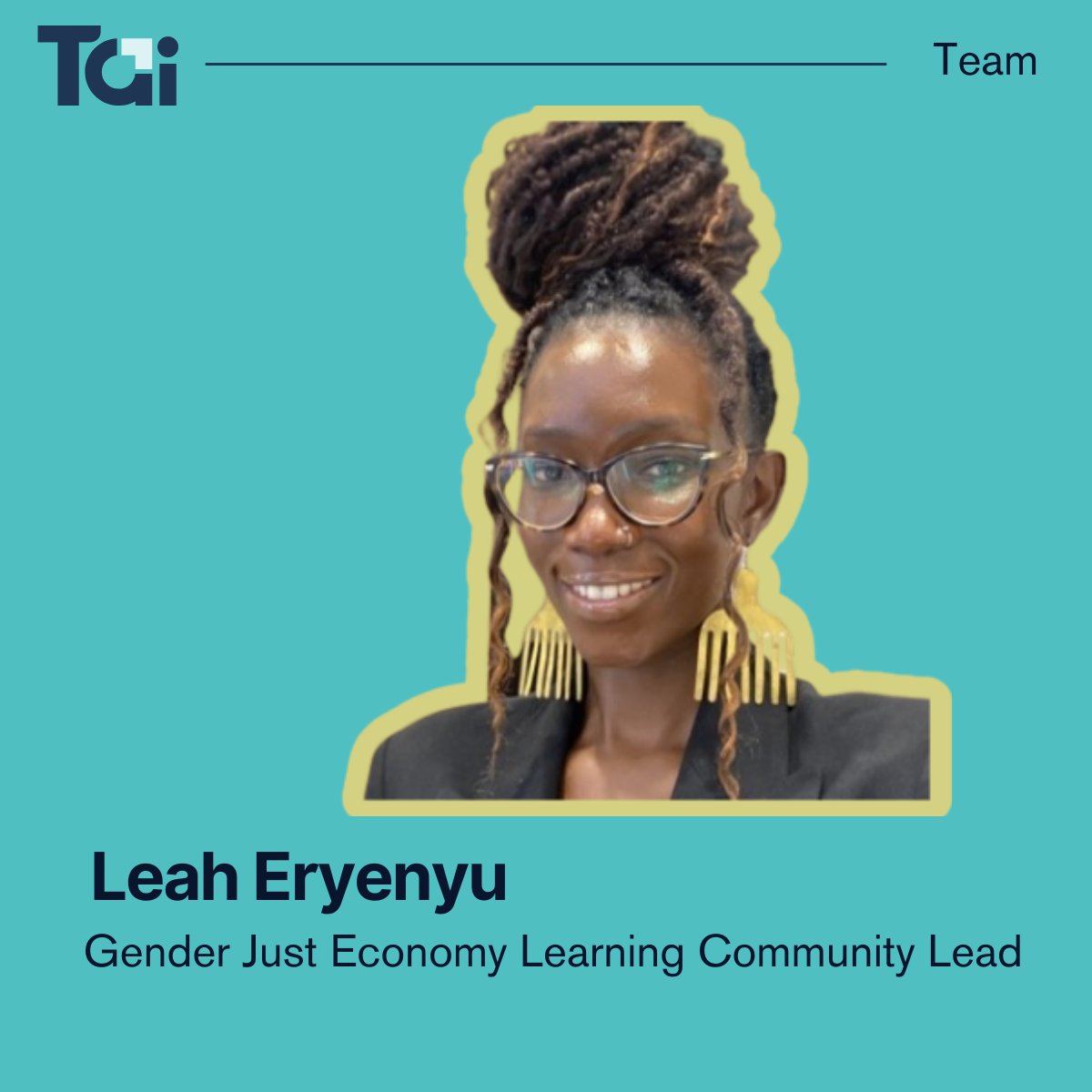 We are excited to welcome Leah Eryenyu (@ironladeyas) our new Gender Just Economy Learning Community Lead! Leah brings amazing expertise and a real passion for Economic Justice. We're thrilled to have her join our team and can't wait to see all the great work we'll do together.
