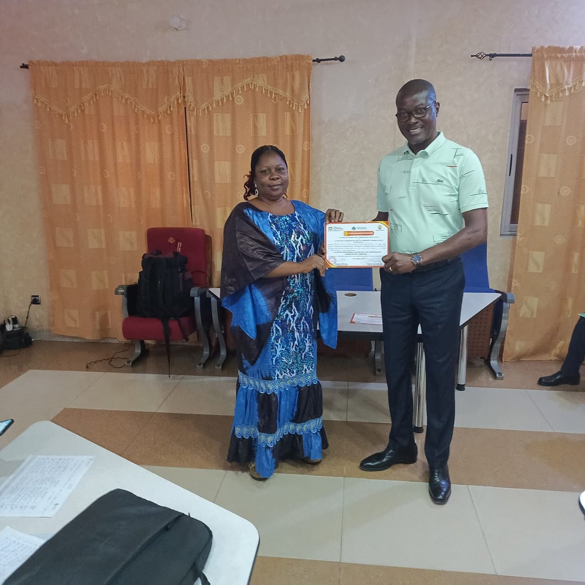 PAVICCPAVICC1's tweet photo. Les cadres des 4 communes PAVICC formés à  Lokossa du 14-16/05/24 à la Gestion prévisionnelle des emplois et compétences. #GPEC #Inclusivite #genre
@AFD_France @gouvbenin @cadredevie @wasexo https://t.co/V0omVTwZ9n