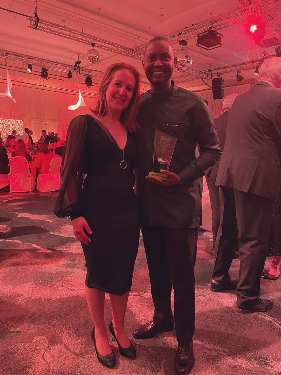 Grateful beyond words to <a href="/IMEX_Group/">IMEX</a> for honouring me with the #PaulFlackett IMEX Academy Award at the IMEX 2024 Gala dinner! This recognition is not just mine, its for #MICE in Rwanda! Thank you for the vote of confidence! #IMEX2024