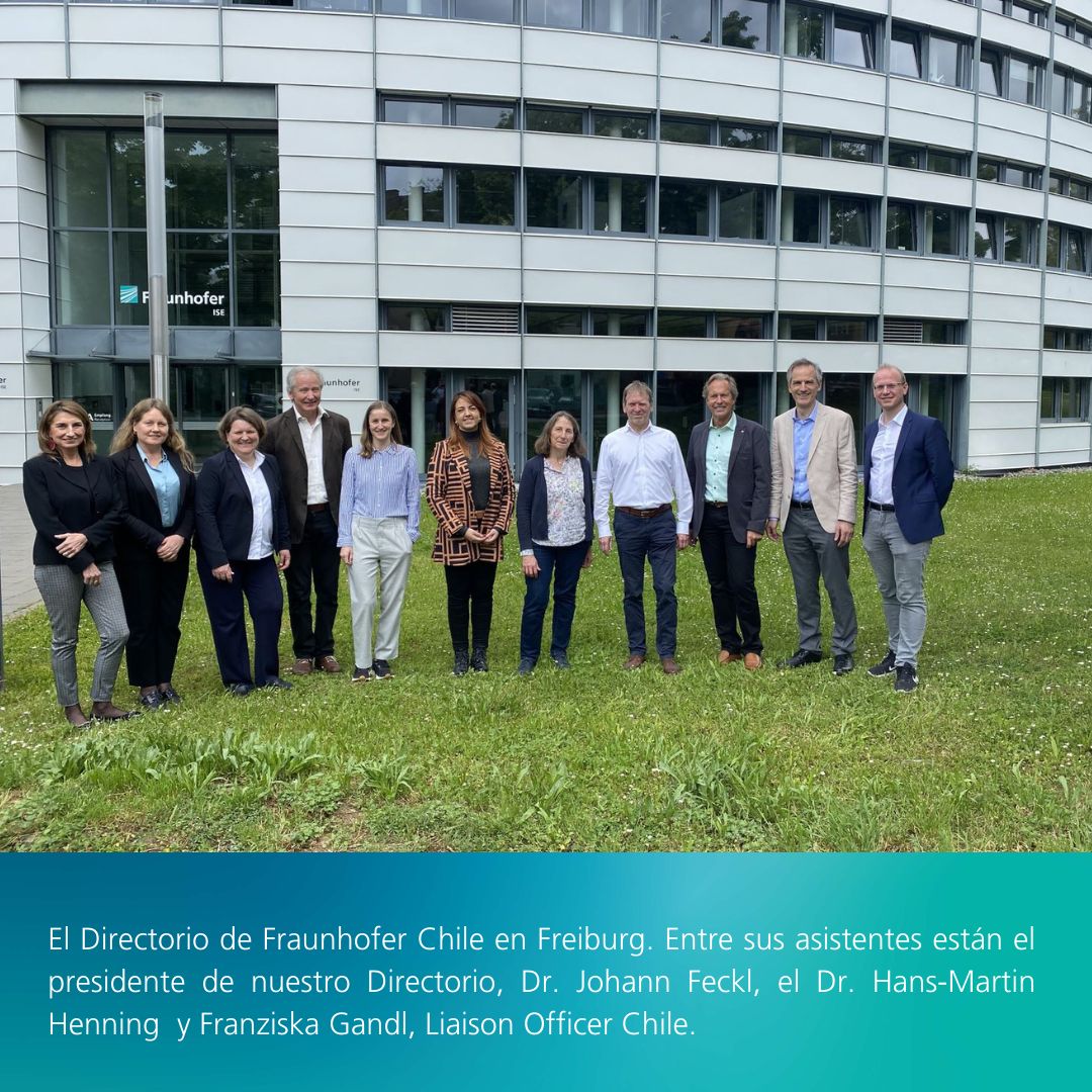 FraunhoferChile's tweet image. El 15 de mayo tuvimos la primera sesión 2024 del Directorio en Freiburg, nuestra casa matriz.
Felicitaciones al Management Team de Fraunhofer Chile por el reporte que fue muy bien acogido por el directorio. 
#Fraunhofer #WeKnowHow #TransiciónEnergética