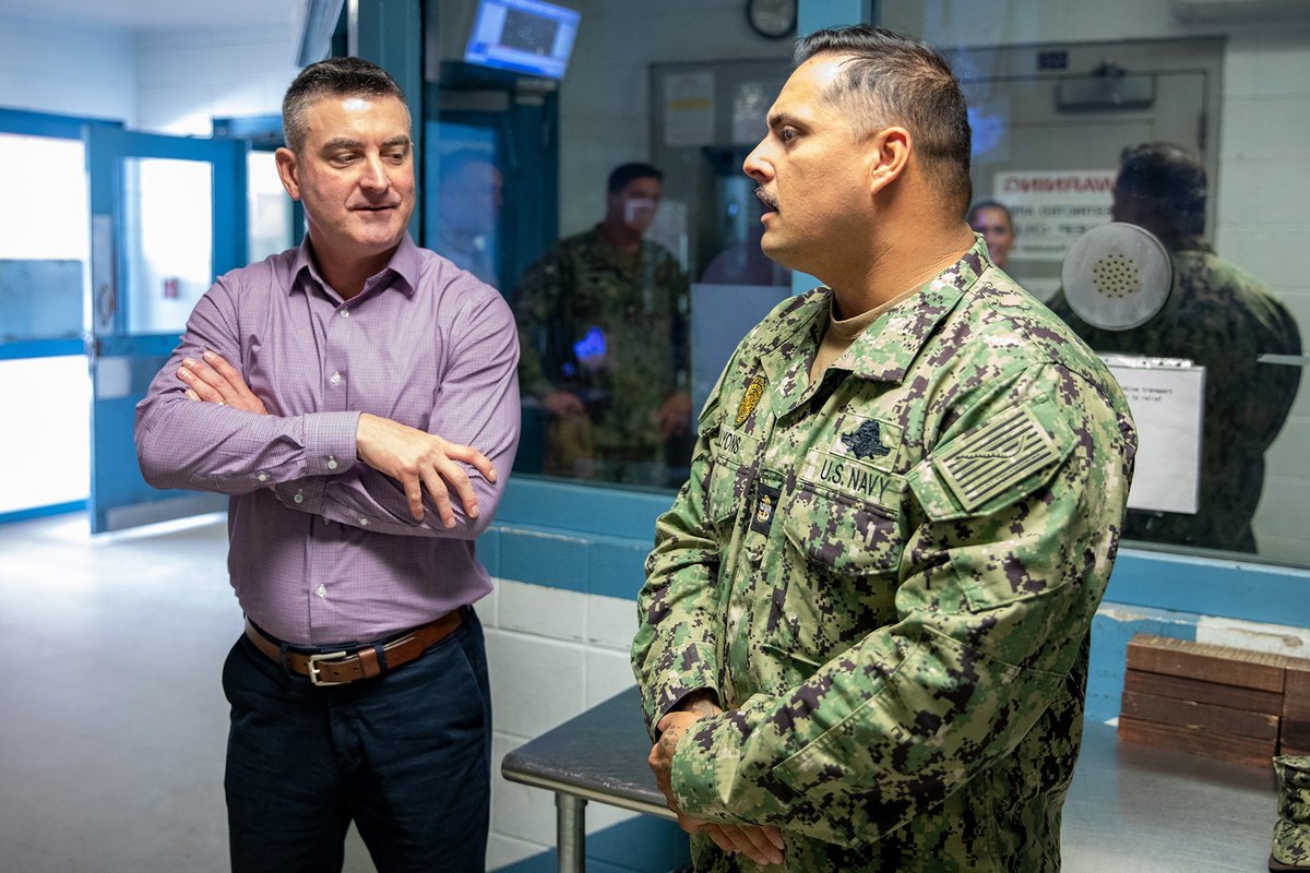 PENSACOLA, Fla. -- Deputy Under Secretary of the Navy (Intelligence and Security) Victor Minella visited Naval Air Station (NAS) Pensacola May 14 for a familiarization tour of the installation.