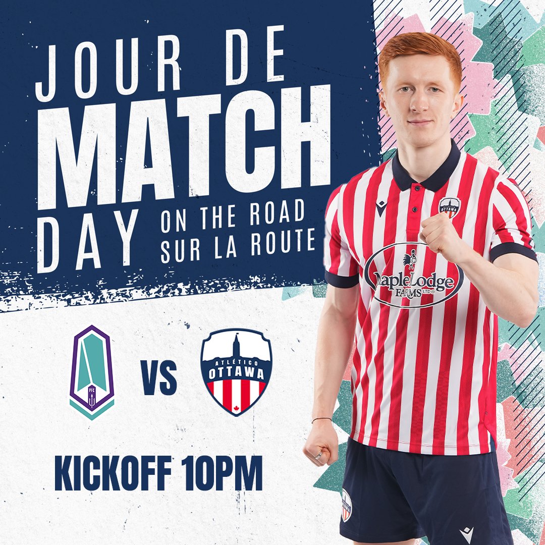 🚨 IT’S MATCH DAY 🗓‼️ Finishing up our west coast road trip in Victoria 🌊🚢✅ ⏱️ | 10:00 pm ET 🏟️ | Starlight Stadium 🆚 | @pacificfccpl 📺 | @onesoccer 🍻 | @GlebeCentralPub #ForOttawa | #PourOttawa