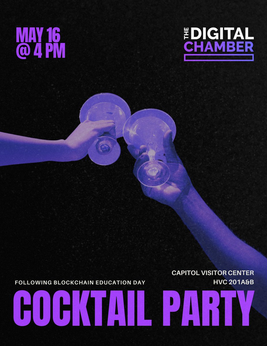 Calling on the #blockchain community to join us THIS evening at our cocktail party following Blockchain Education Day 2024! Free to attend. Hope to see you there!