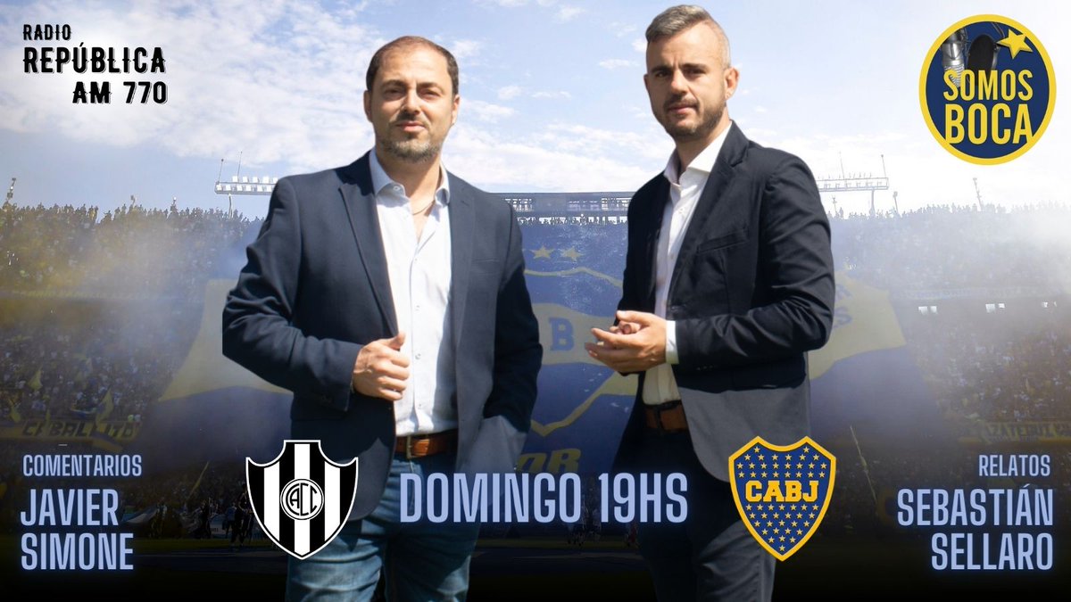 Radio_770's tweet photo. 📌 ¡Hoy #Boca visita a Central Córdoba (SdE) y lo vivís en @somosboca770 desde las 19!
🇸🇪 Legitima PASIÓN XENEIZE 🇸🇪 https://t.co/jgXwxoRccJ