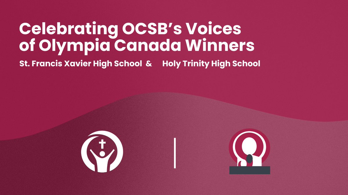 🎉Congrats to @StFXOCSB and @HolyTrinityOCSB for winning Voices of Olympia Canada! St. FX's team secured First Prize with two Jury Mentions, while Holy Trinity's students earned the Abraham Securities Special Prize! 🏆 olympesdelaparolecanada.ca 🔗ocsb.ca/2024/05/16/cel…
