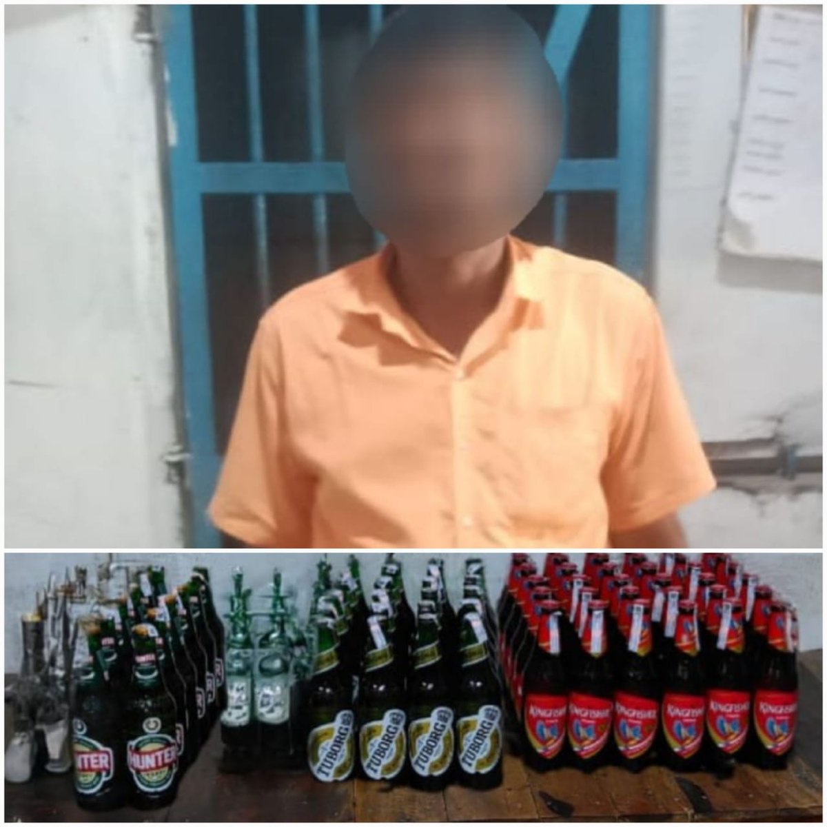 During an Excise raid, Sadar PS has seized 46.800 ltr Foreign Liquor from exclusive illegal possession of one accused person. The accused person has been arrested in Sadar PS case no 208/24 U/s 52(a) Odisha Excise Act, and further investigation is on.