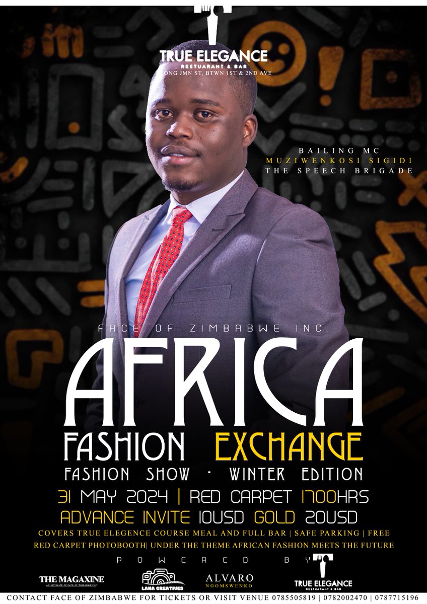 SPEECHBRIGADE's tweet photo. Ladies and gentle, let's Brace ourselves for the best Fashion and Modeling event, Show up and Show off. 31st of May it's Happening Tickets readily available. https://t.co/1UnCXrGfm7