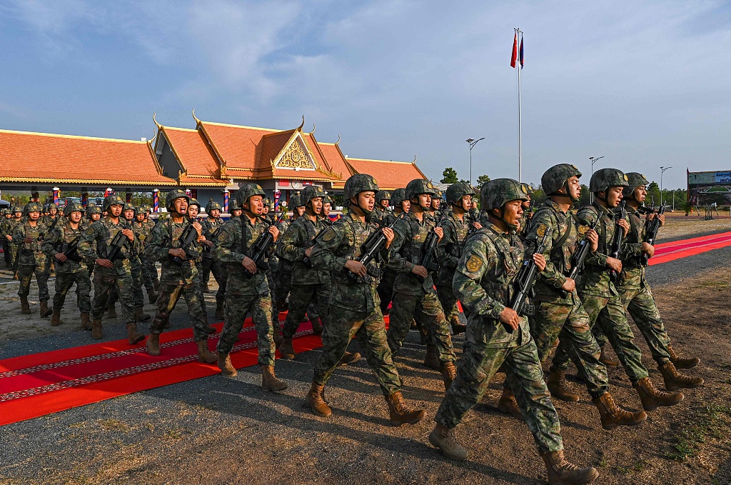 People's Daily, China on X: "China and Cambodia on Thursday kicked off the “Golden Dragon 2024” joint military exercise at a military police base in Cambodia. The 6th China-Cambodia "Golden Dragon" exercise