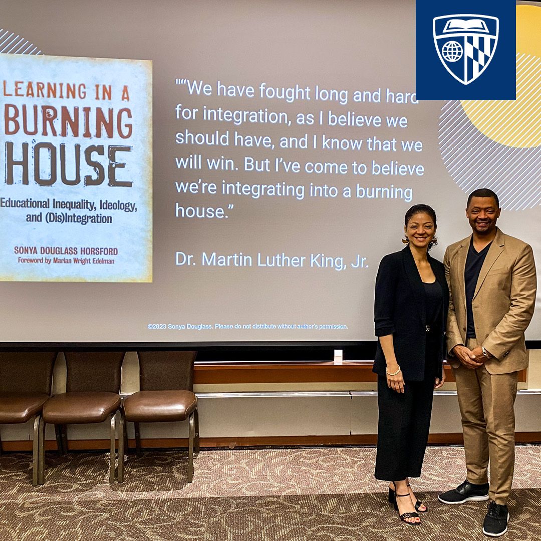 This semester, #jhusoe faculty and staff read "Disillusioned." 

Today, we're hosting panels with author Benjamin Herold, Bethany Smith (contributor), Sonya Douglass, Annette Anderson, and Odis Johnson, Jr. Sponsored by the Office of Diversity &amp; Faculty Dev. &amp; <a href="/JHUSafeSchools/">JHU Center for Safe and Healthy Schools</a>.