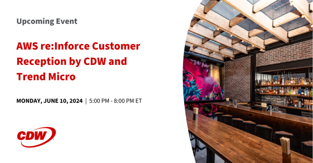 Excited to attend a Luau with @CDWCorp and Trend Micro at SAMPAN in Philly! Dive into cloud security discussions and enjoy great food and drinks on June 10, 5-8 p.m. See you there? dy.si/o8W1XL2