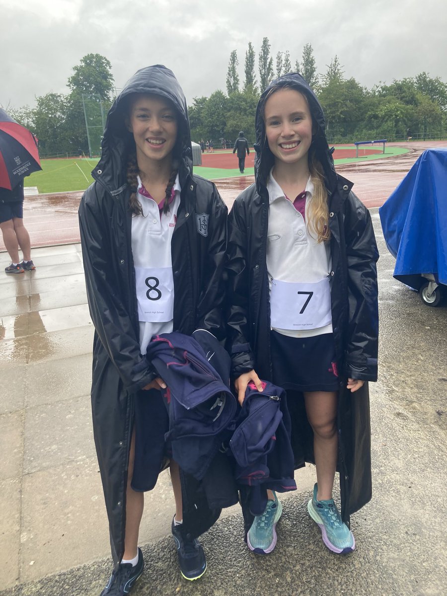 Today took 43 athletes to the track and field athletics school cup competition! With the horrific weather the students all performed exceptionally well. We are very proud of them all! Well done☔️ ☔️ 👏 @IpswichHigh