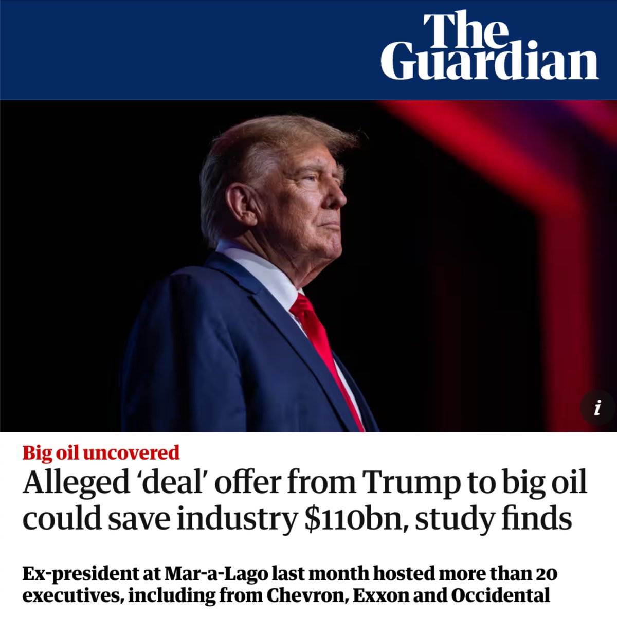 Isn't this an out-and-out bribe? And aren’t bribes illegal? The bottom line is that in Trump’s America, everything is for sale. Even the planet.