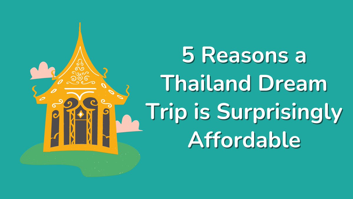 5 Reasons a Thailand Dream Trip is Surprisingly Affordable lyliarose.com/blog/read_2059…