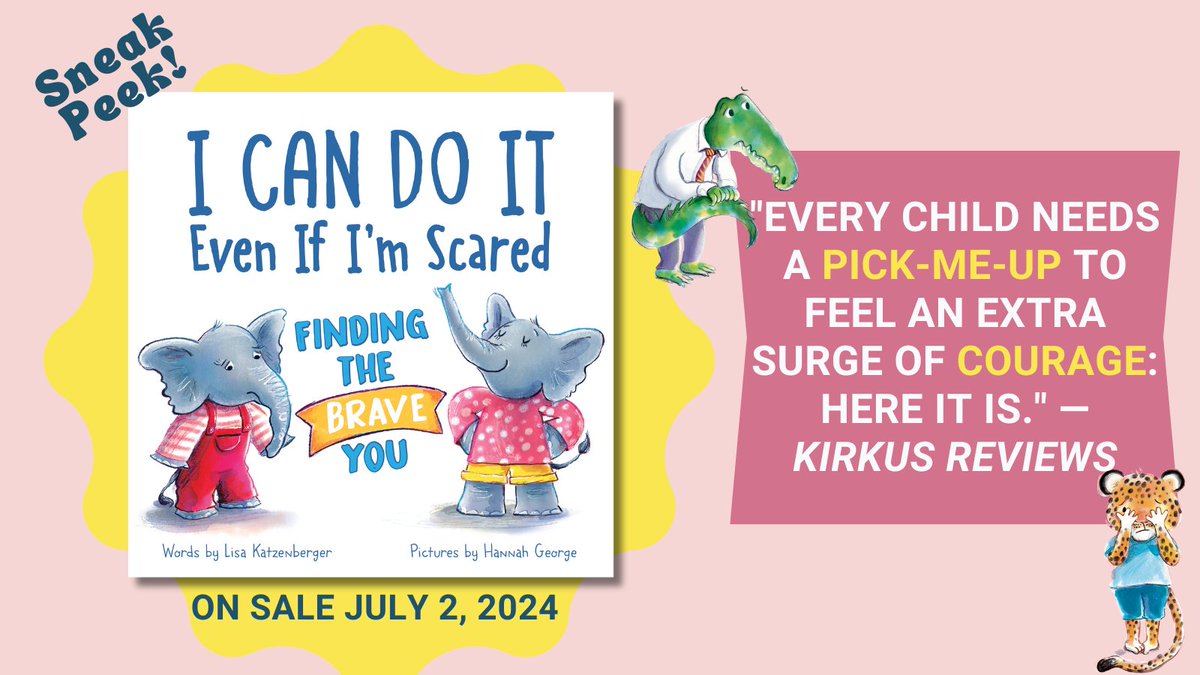 In honor of Mental Health Awareness Month 🧠💭, we wanted to give a sneak peek of I Can Do It Even If I'm Scared written by Lisa Katzenberger, illustrated by Hannah George! Out on July 2 #mentalhealthmonth #mentalhealthawarnessmonth