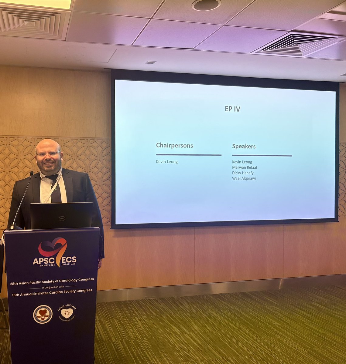Honored to present at the @apsc_office and @CardiacSociety meeting in the inherited cardiac disorders session in Dubai .Thanks Dr @wmahmeed for the invitation. @AUBMC_Official @AUB_FM @AUB_Lebanon #cardiomyopathy #channelopathy #genetics #arrhythmias #heart