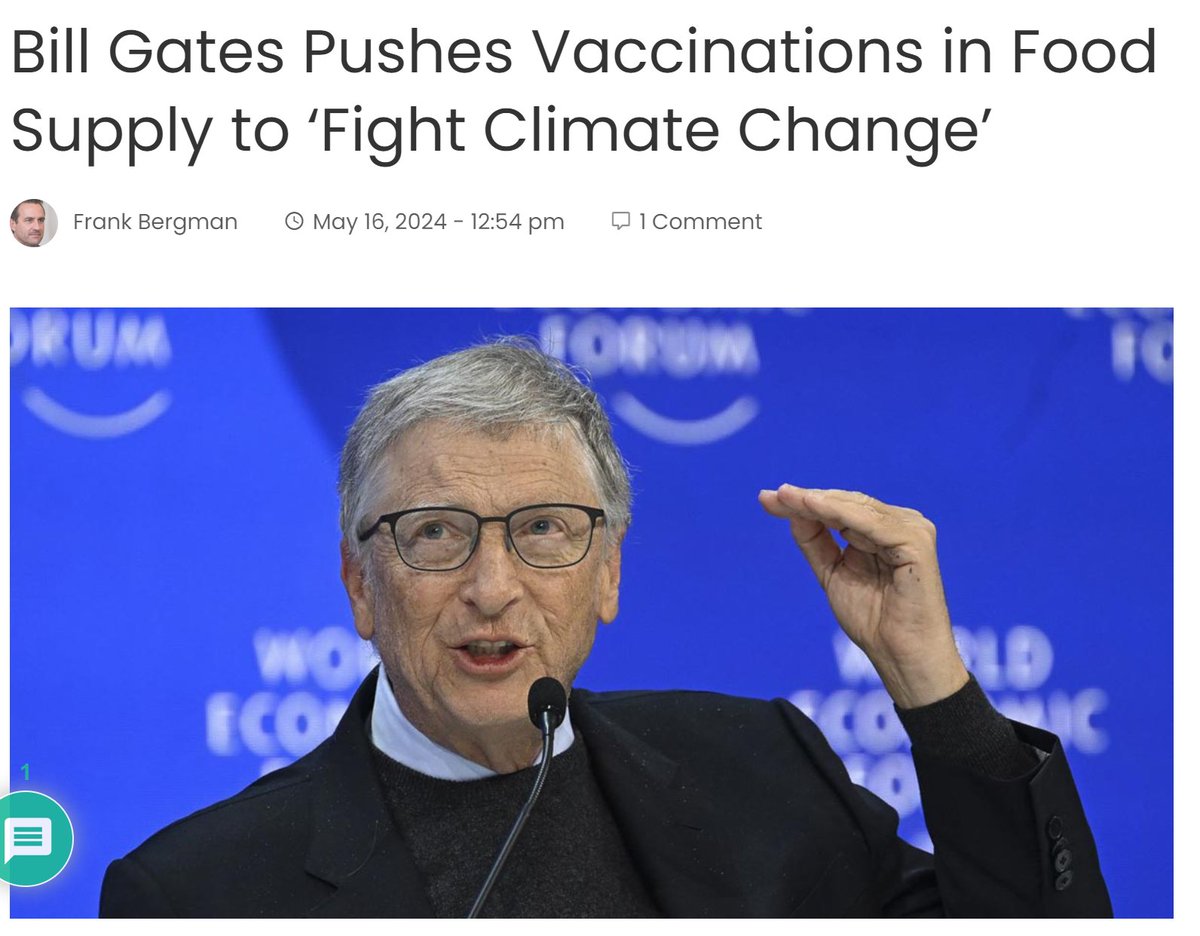 Billionaire Bill Gates has been exposed as the driving force behind a shadowy organization that is pushing for governments to begin vaccinating the food supply in order to supposedly “fight climate change.”
The Microsoft co-founder has been quietly funneling vast sums of cash