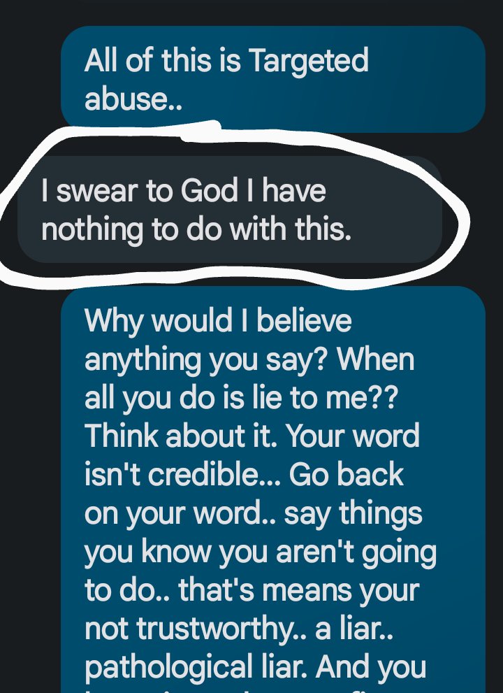 Here is a typical response from a #narcissist They swear it's not them... 🤦🤷🙄🤣🤣🤣😡😡😡🤥🤥🤥🤥🤥🤥🤥🤥👇👇