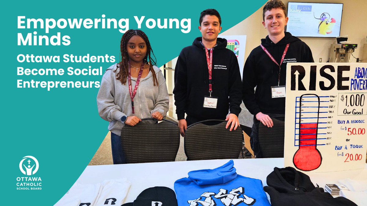 ✨At the #OCSB, a wave of young entrepreneurs is emerging through the @ocsbSEP, shaping students from K-12 into socially conscious leaders. One example of this is @StJosephOCSB's goal to help @OttawaMission.🫶 #ocsbBeCommunity #ocsbHope 🔗Learn more: ocsb.ca/2024/05/16/emp…