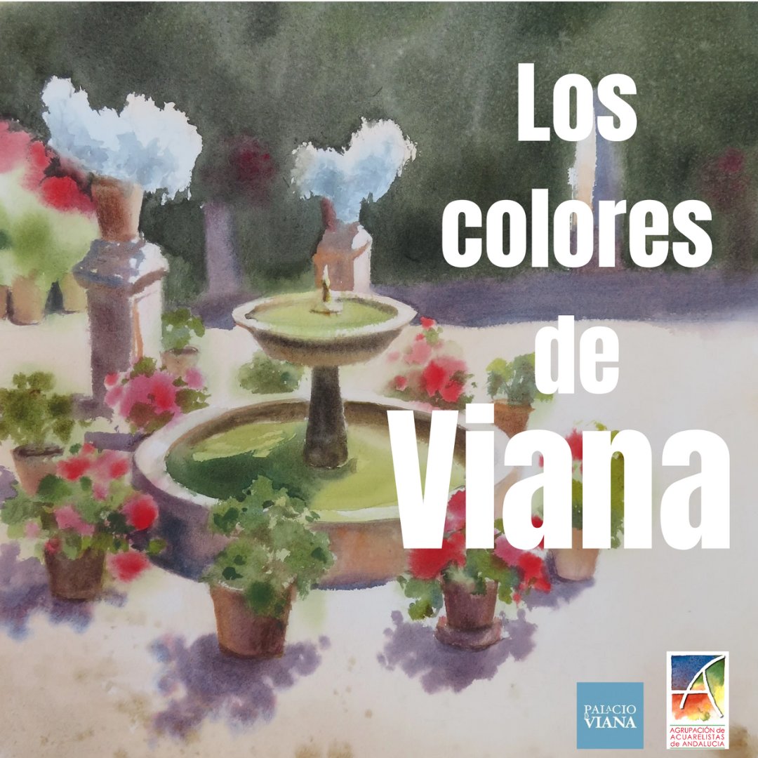 🎨 'Los Colores de Viana' 🤩 Hasta el 31 de mayo, disfruta en nuestra sala de exposiciones esta delicada muestra de acuarelas, cuyas obras capturan la esencia y la belleza de nuestros jardines y patios históricos.