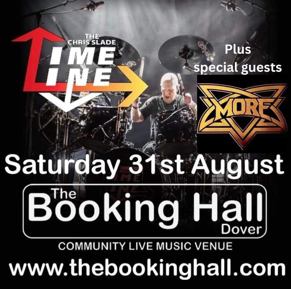 ⚡Delighted to confirm that THE CHRIS SLADE TIMELINE will be joined by MORE for this fundraising show on SAT 31 AUG to help purchase The Booking Hall. ⚡Please buy tickets early on this link ⚡ good-show.co.uk/events/999  #thebookinghall #followers #fundraiserevent