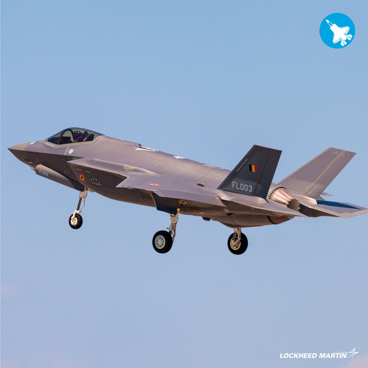 Wheels up for #FighterFriday ⚡ This week, a Belgian F-35 took flight for the first time.