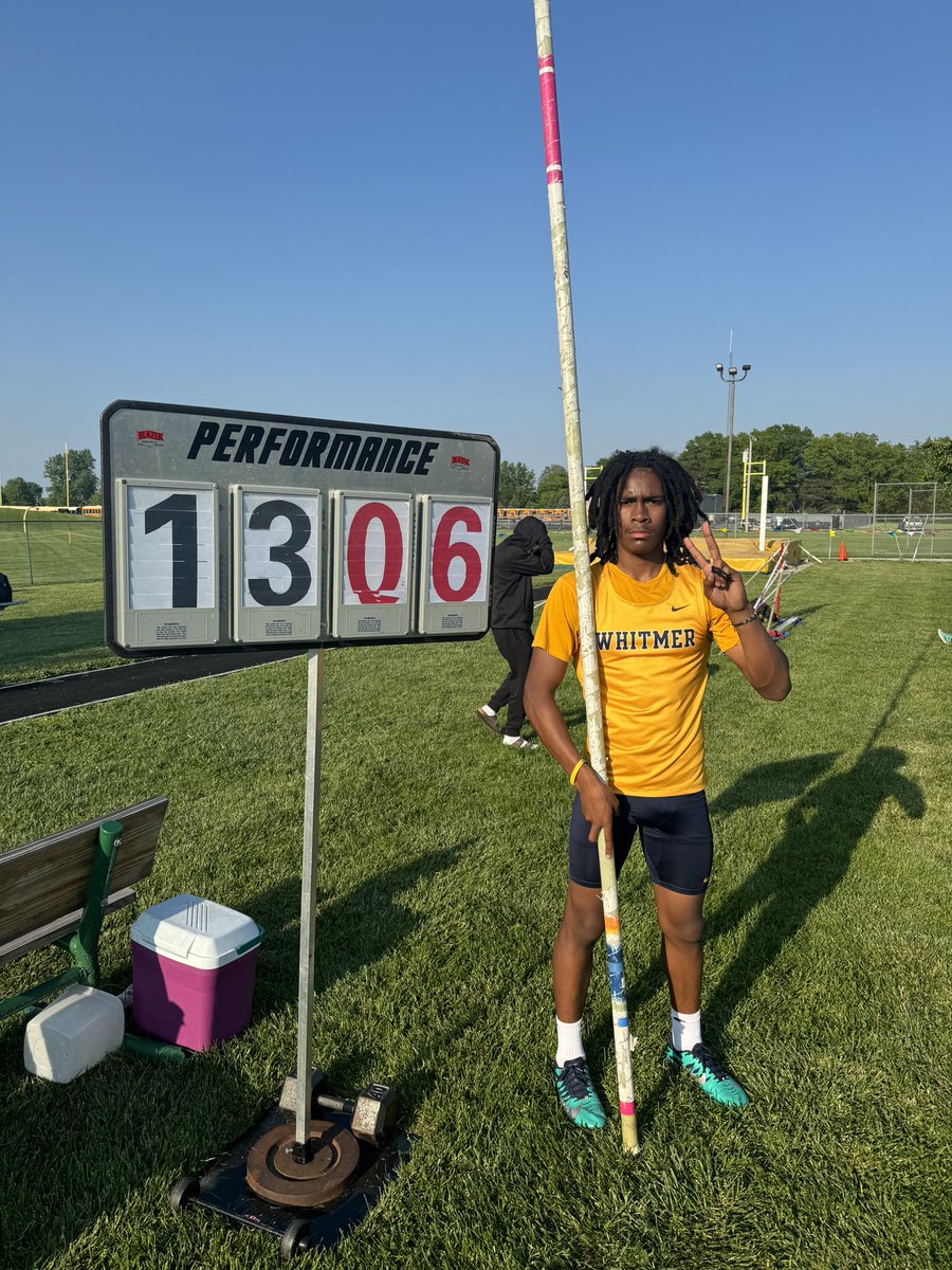 TJ Hutchen is District Runner up in Pole Vault! He is moving on to the regional at Port Clinton next week.