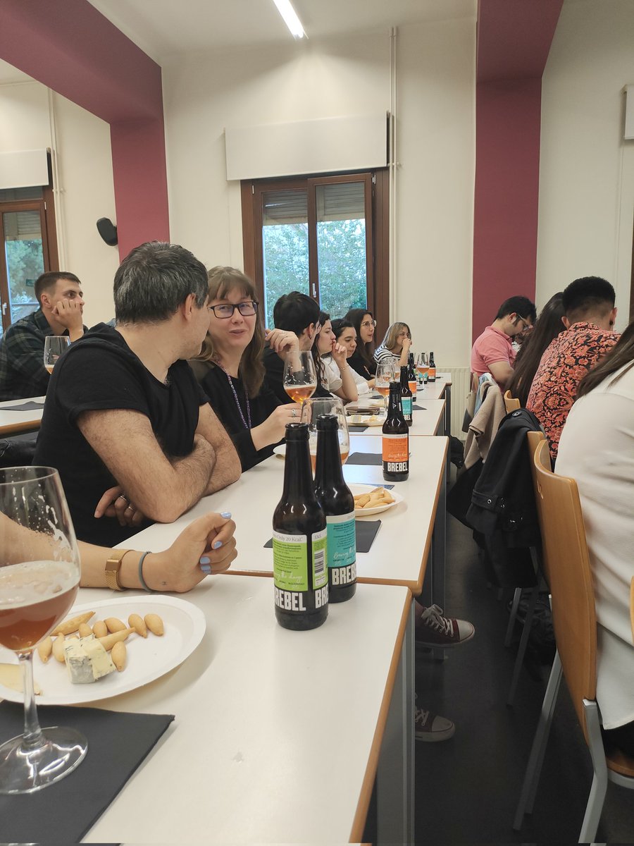 😋⚙️#Fabricar #cervesa i paladar del #consumidor 👉 tast amb <a href="/Brebelbeer/">Brebel 🍻 Brewing The Change</a>

🍺🧀 Els canvis #sensorials i #química segons el tipus de #cervesa i acompanyament #formatge #alimentació

✅ Jornada anual #AlumniUdL 
alumni.udl.cat

#neteworking #sgricultura #msrketing #mercst