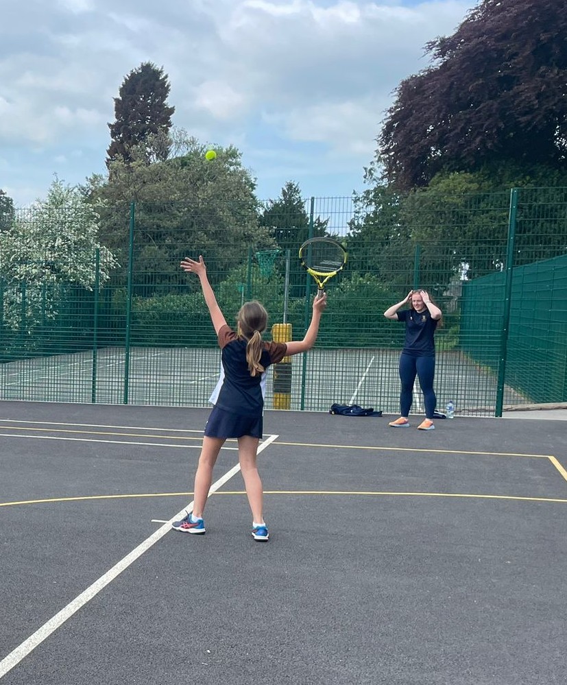 Great to have the U13A Boys and U13B Girls Tennis in action this afternoon against Windermere.